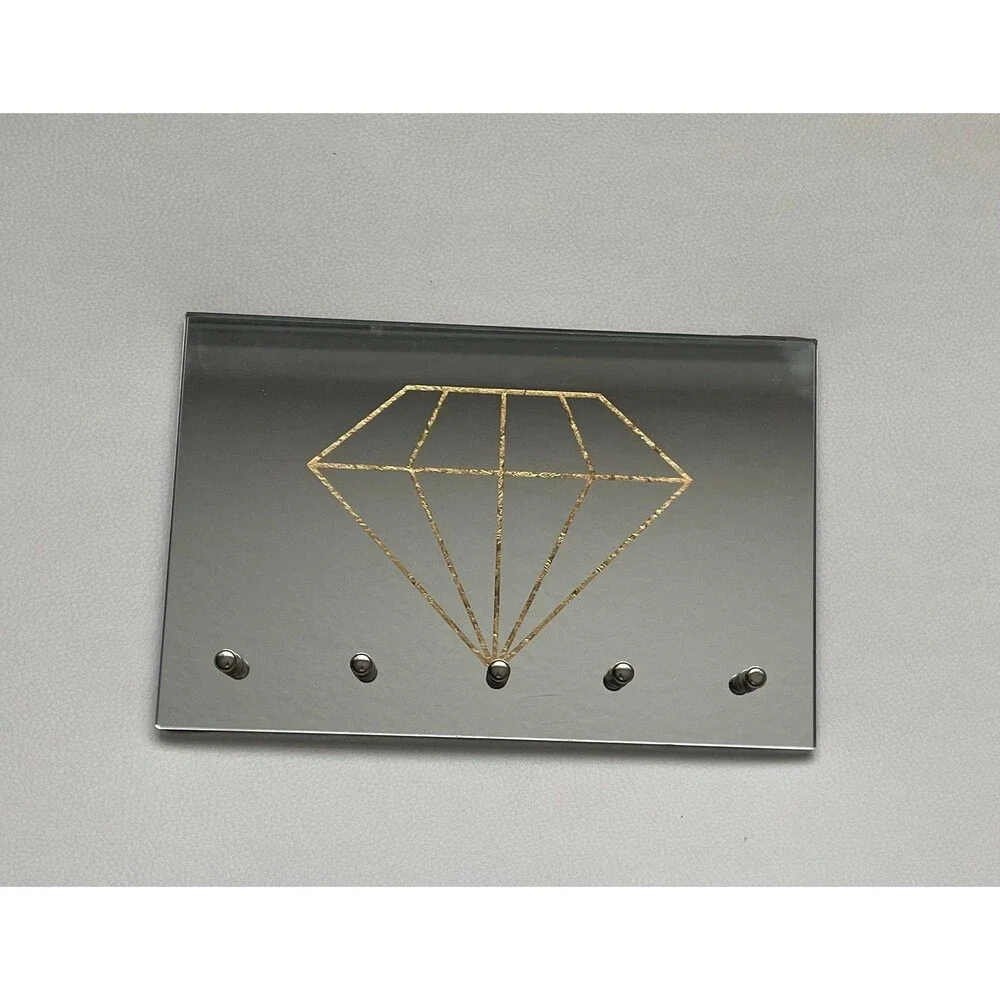 Cole street diamond mirror key holder